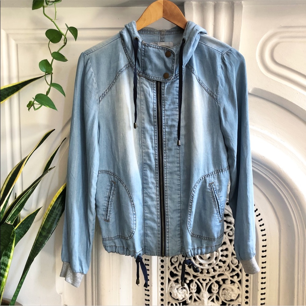 Chambray hoodie